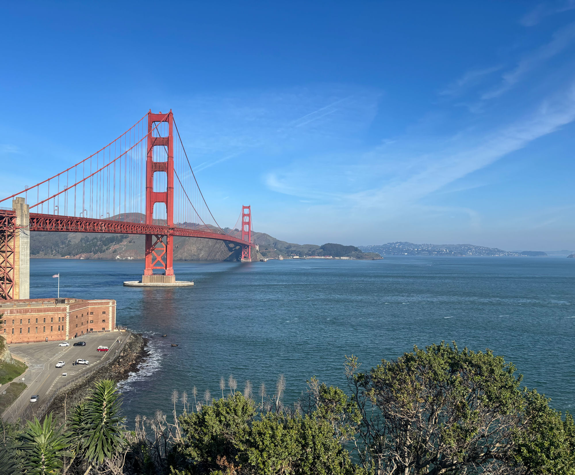 the Golden Gate Bridge